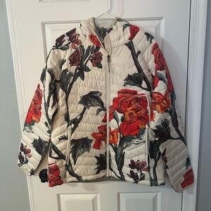 Women’s Columbia Powder Lite Hooded Jacket - Floral Print